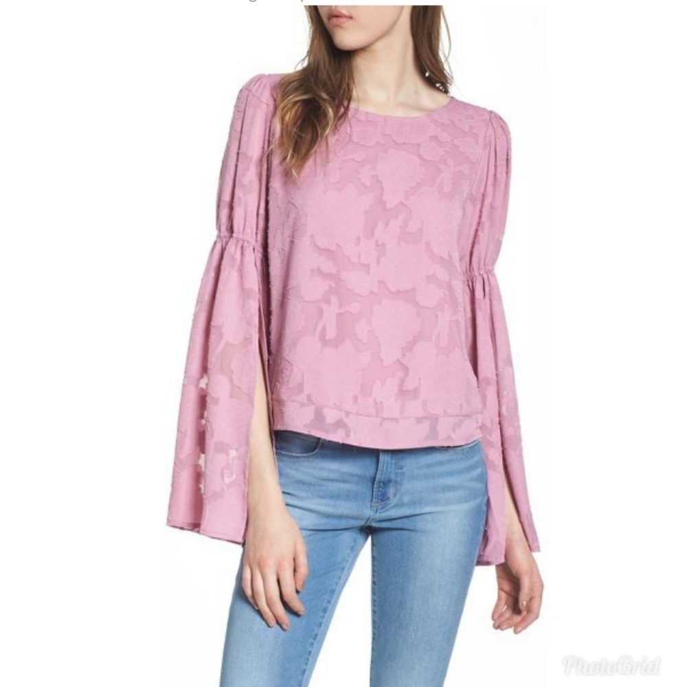 Leith Puff Flared Sleeve Blouse